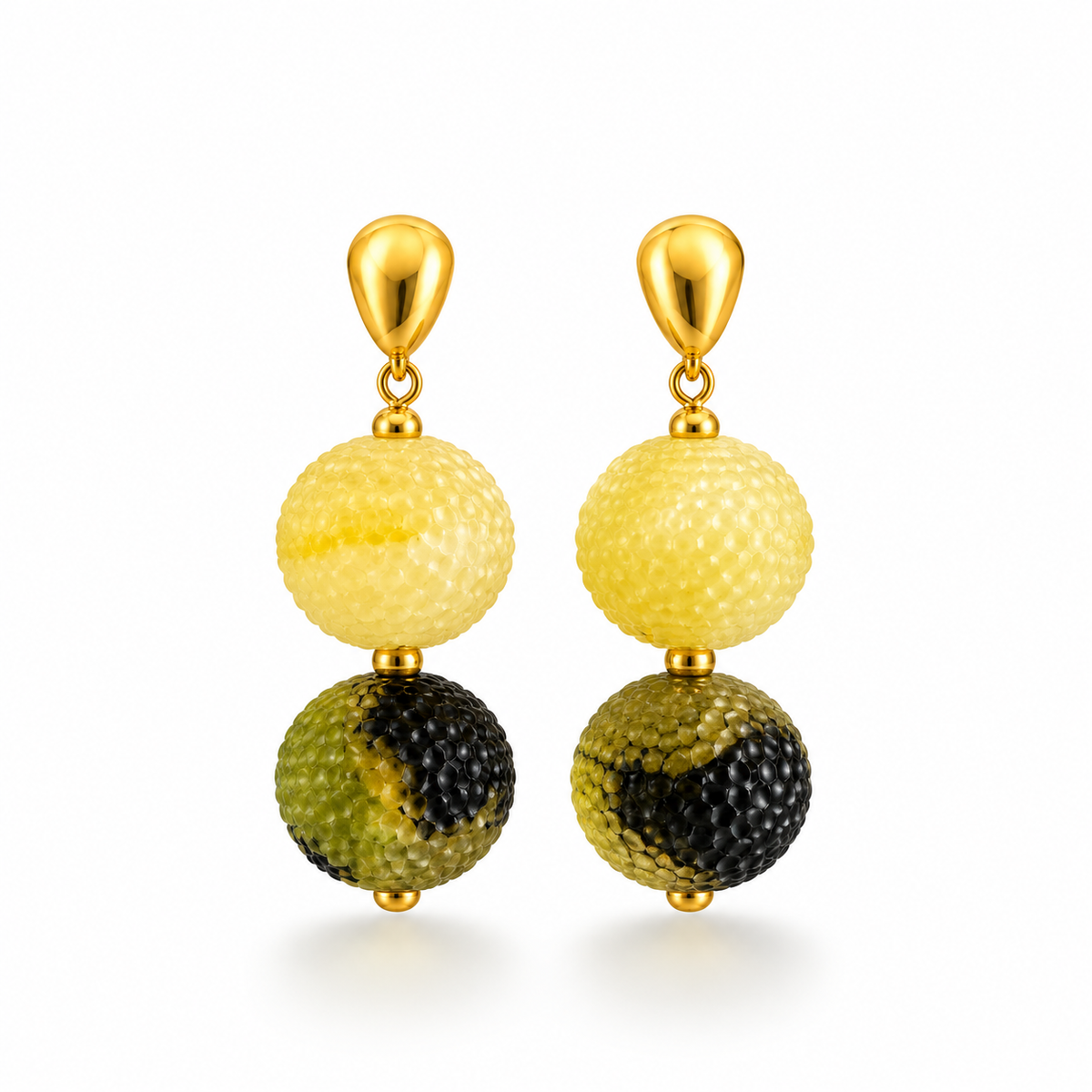 Earrings Lichen