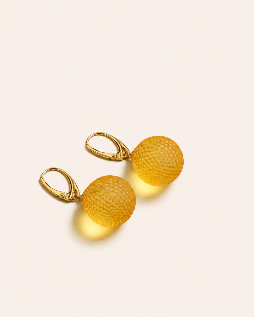 EARRINGS MAIA — Baltic amber jewellery handcrafted in Lithuania