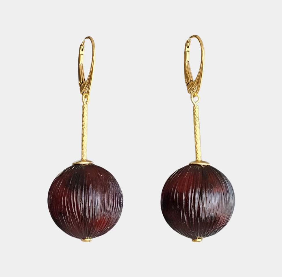 Amber Earrings – Passion
