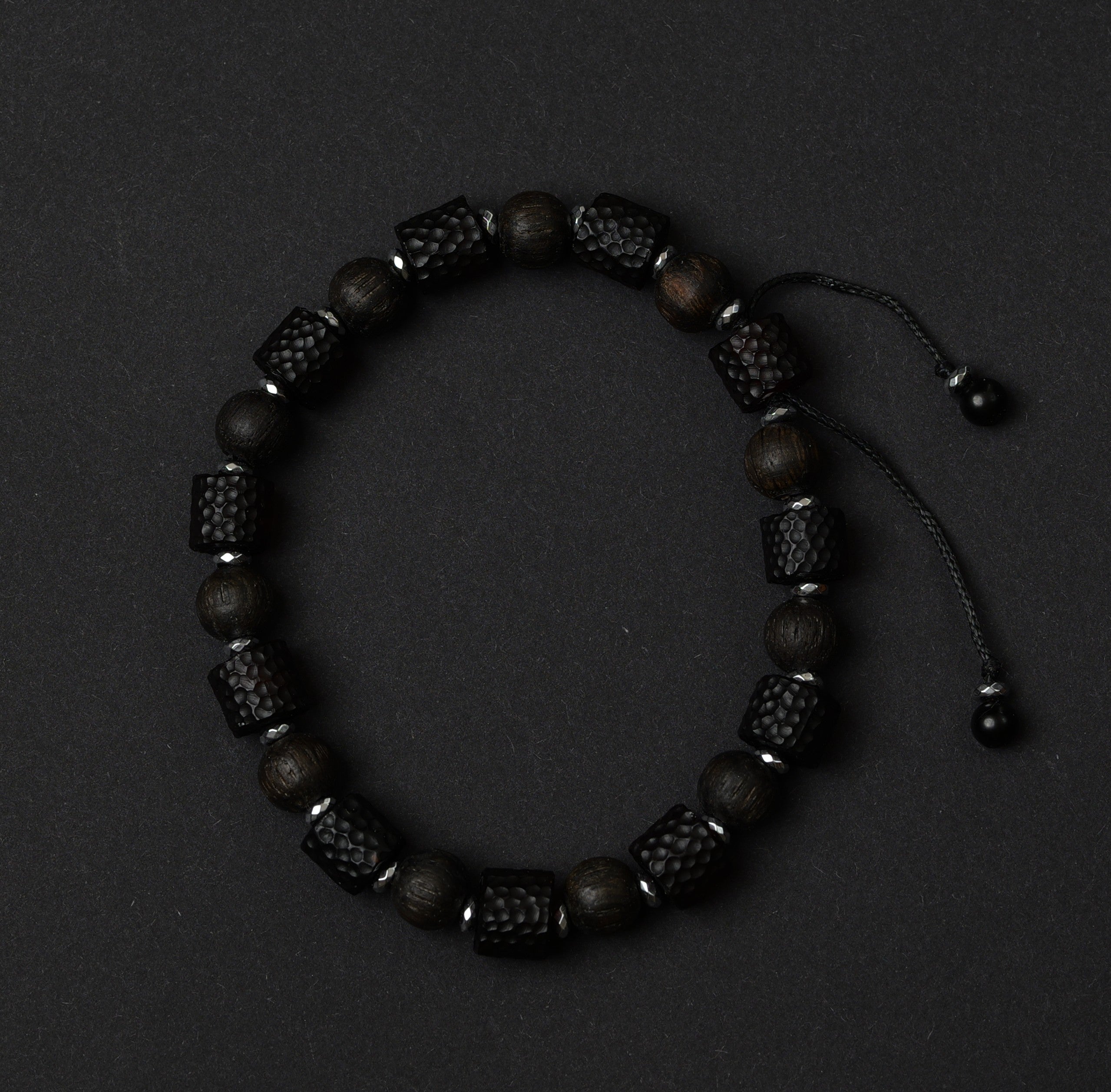 Obsidian bracelet