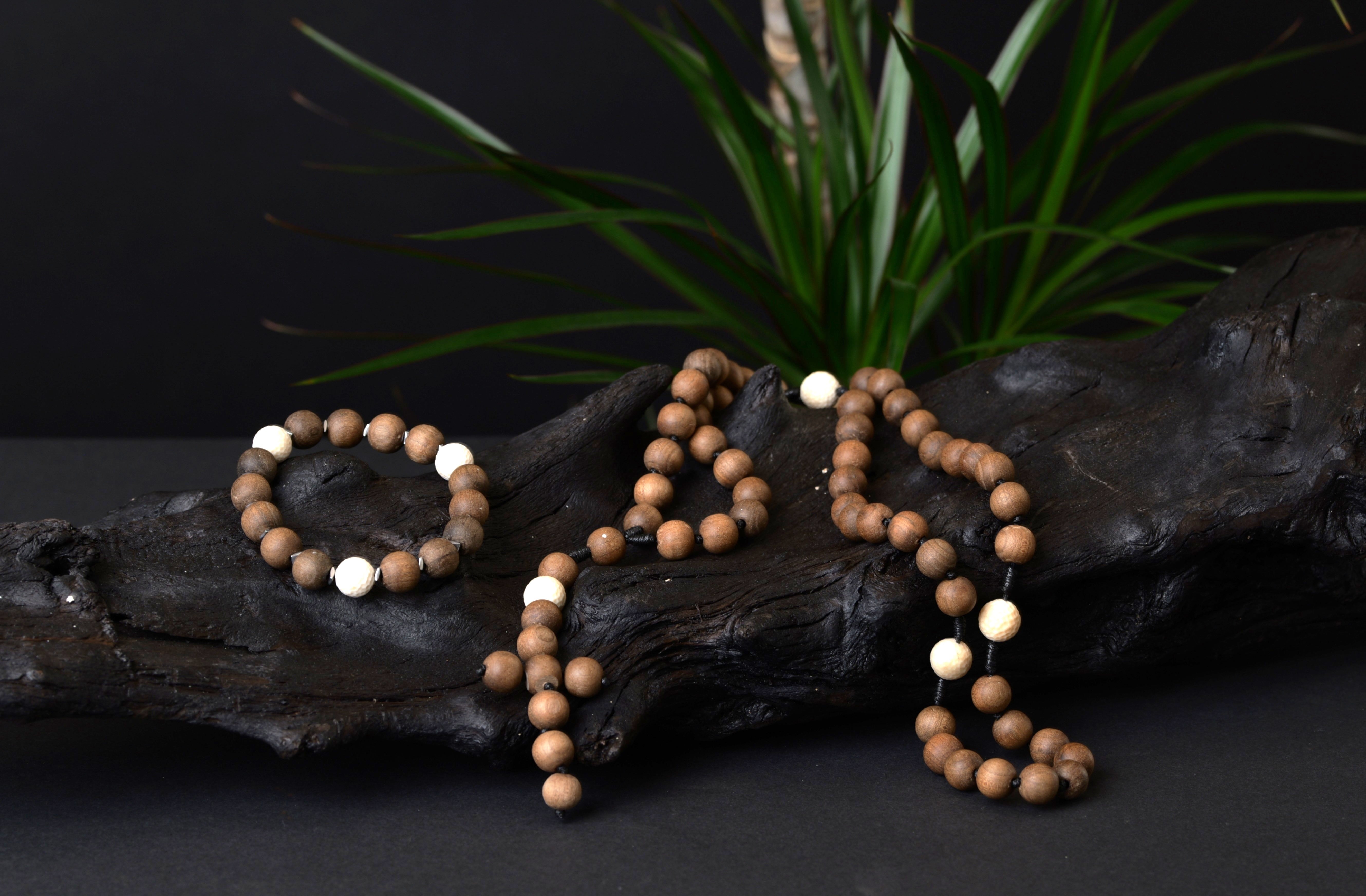 Forest Prayer necklace and bracelet set
