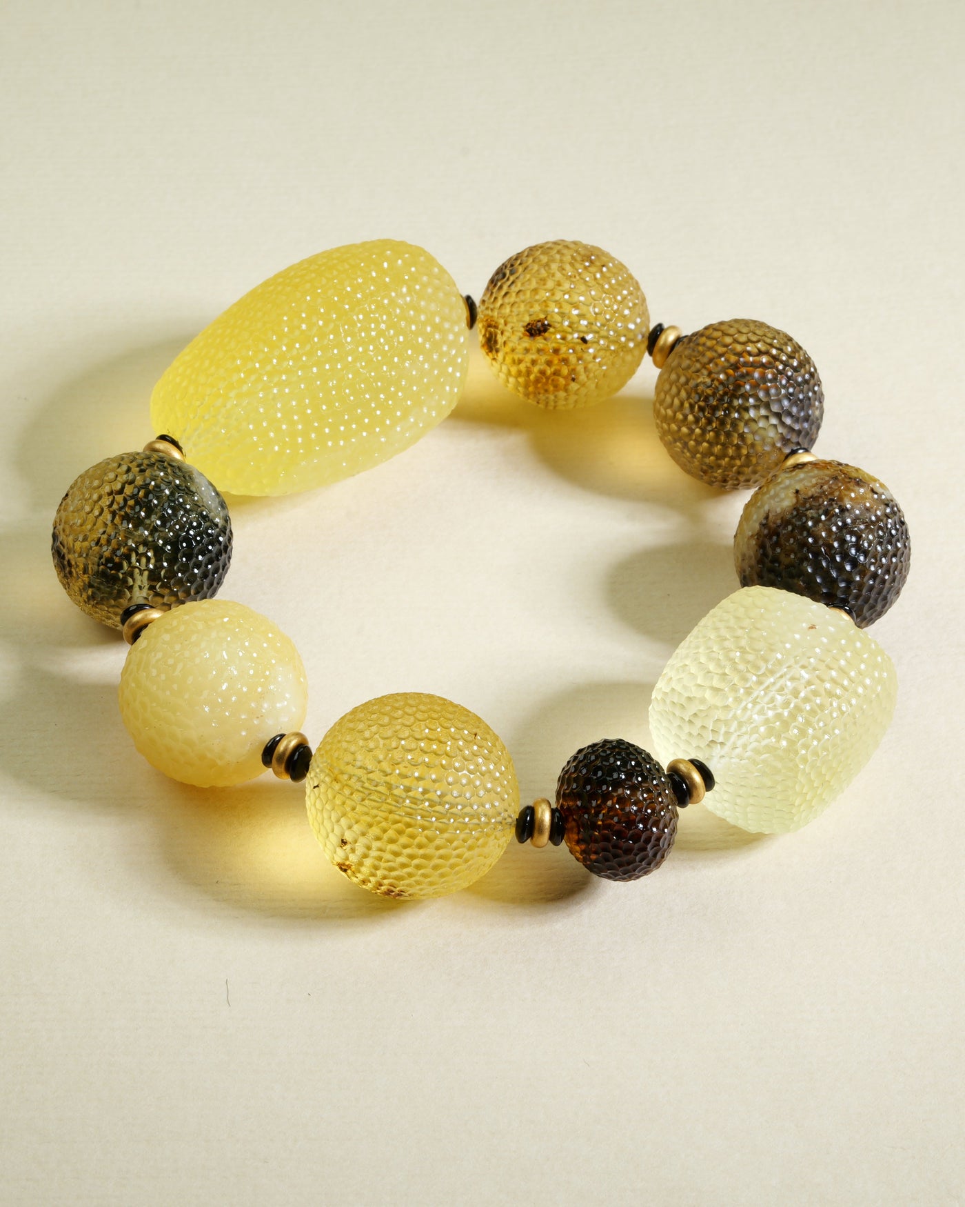 Bracelet Moon — Baltic amber jewellery handcrafted in Lithuania