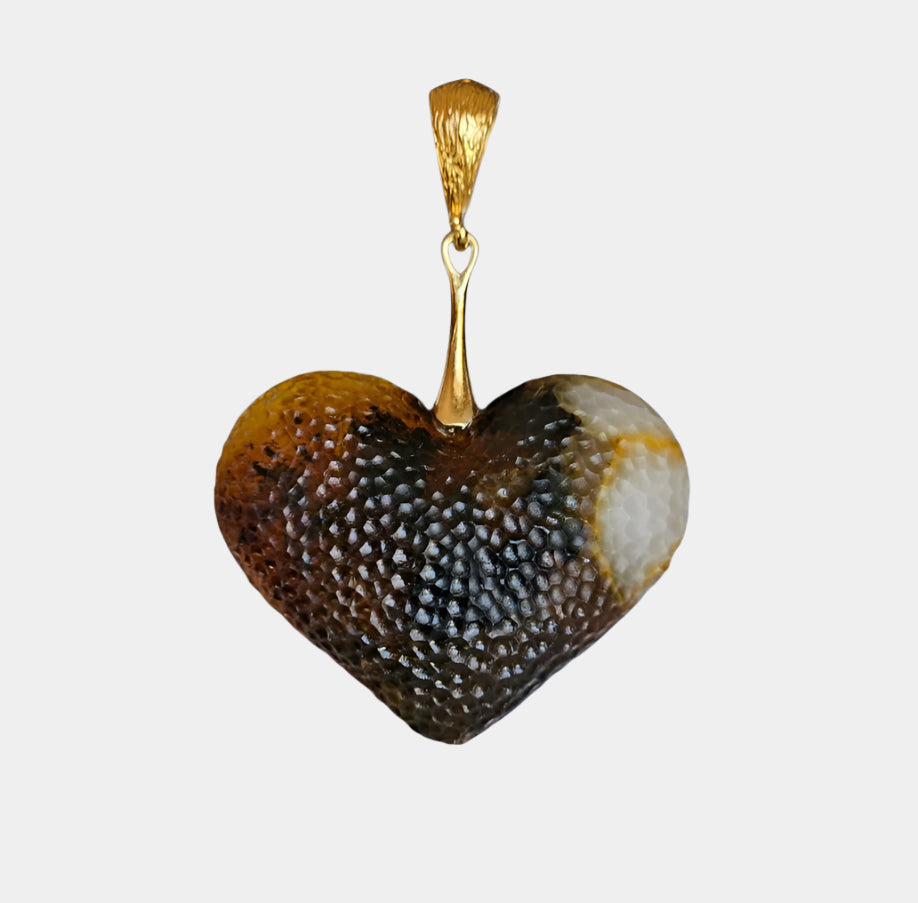 Amber Pendant - Silence of the Heart