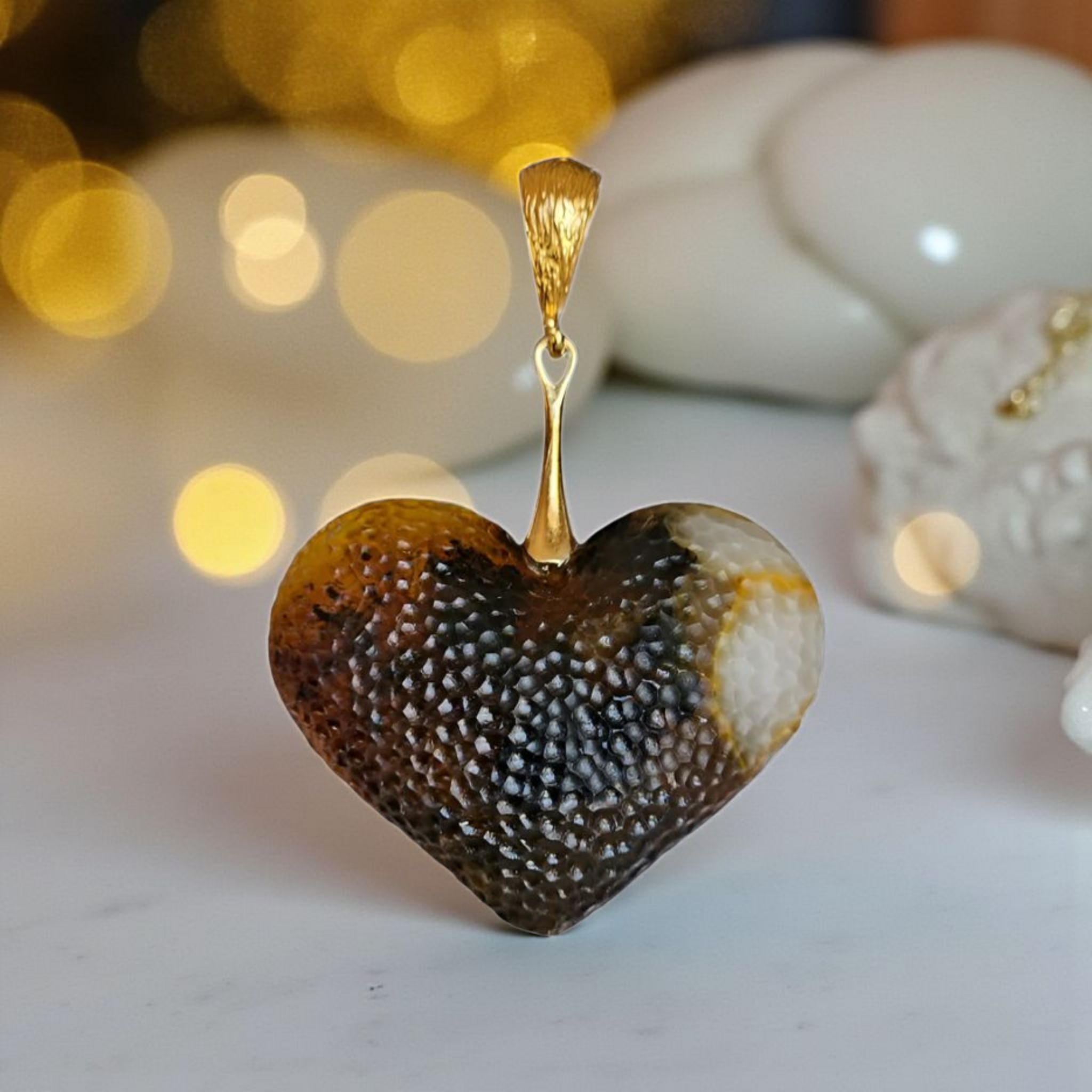 Amber Pendant - Silence of the Heart