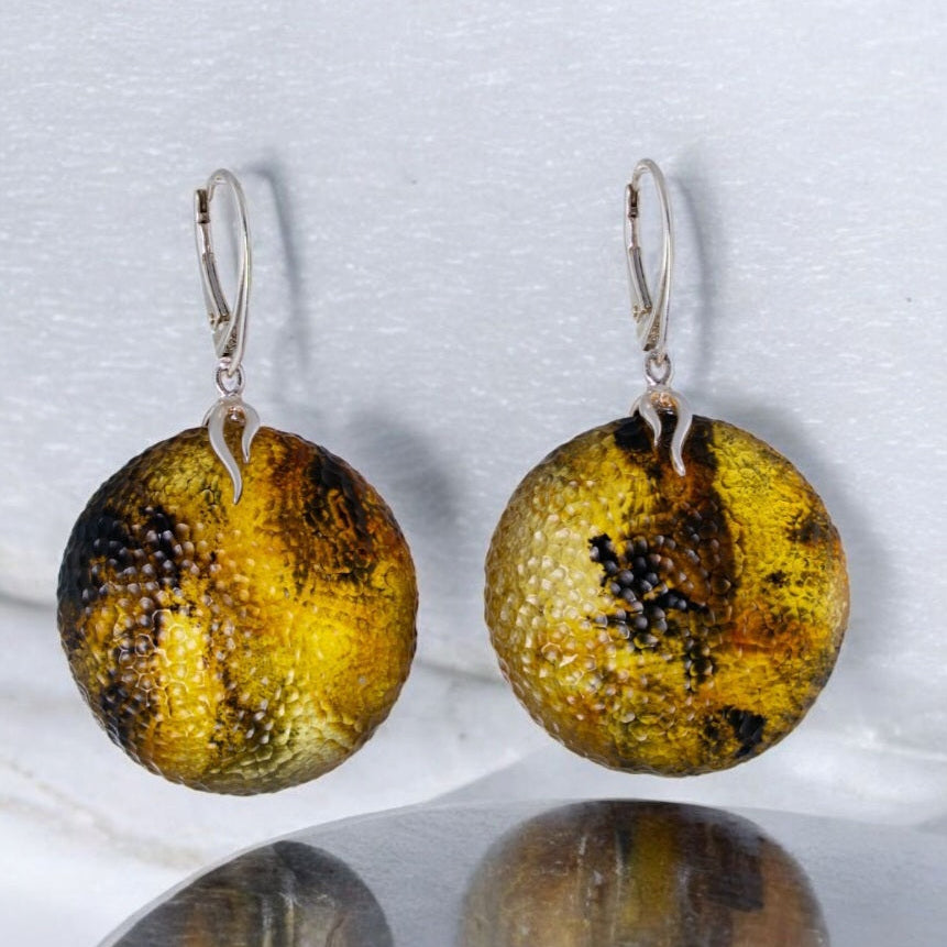 Earrings - Leafamber