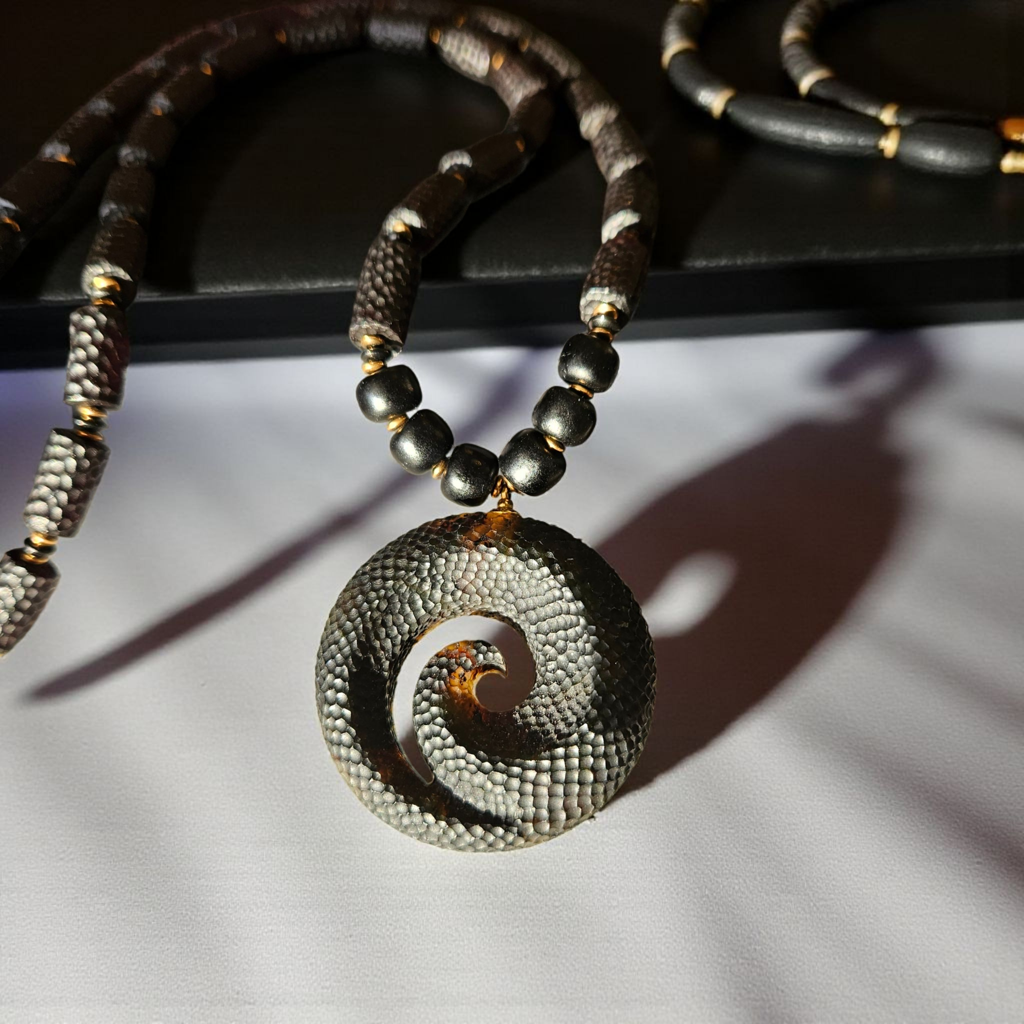 grass snake NECKLACE