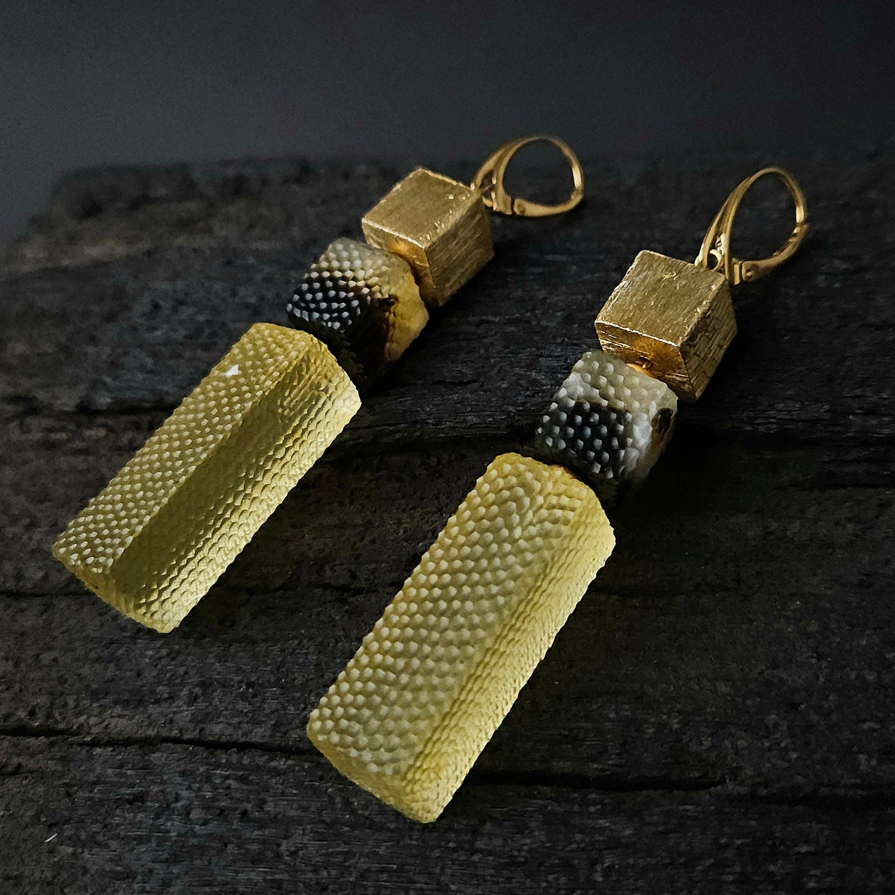 Earrings - Arctic Amber