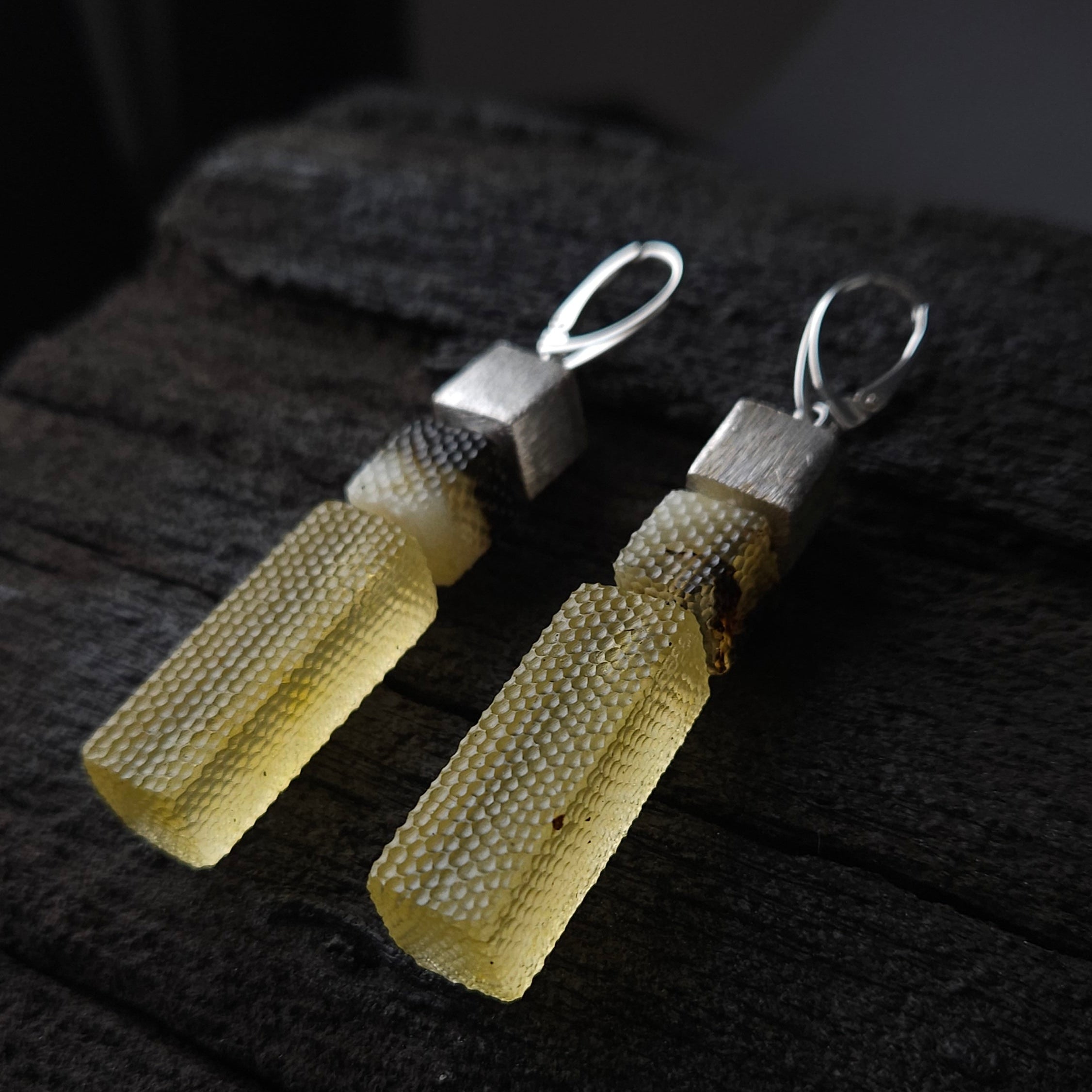 Earrings - Arctic Amber