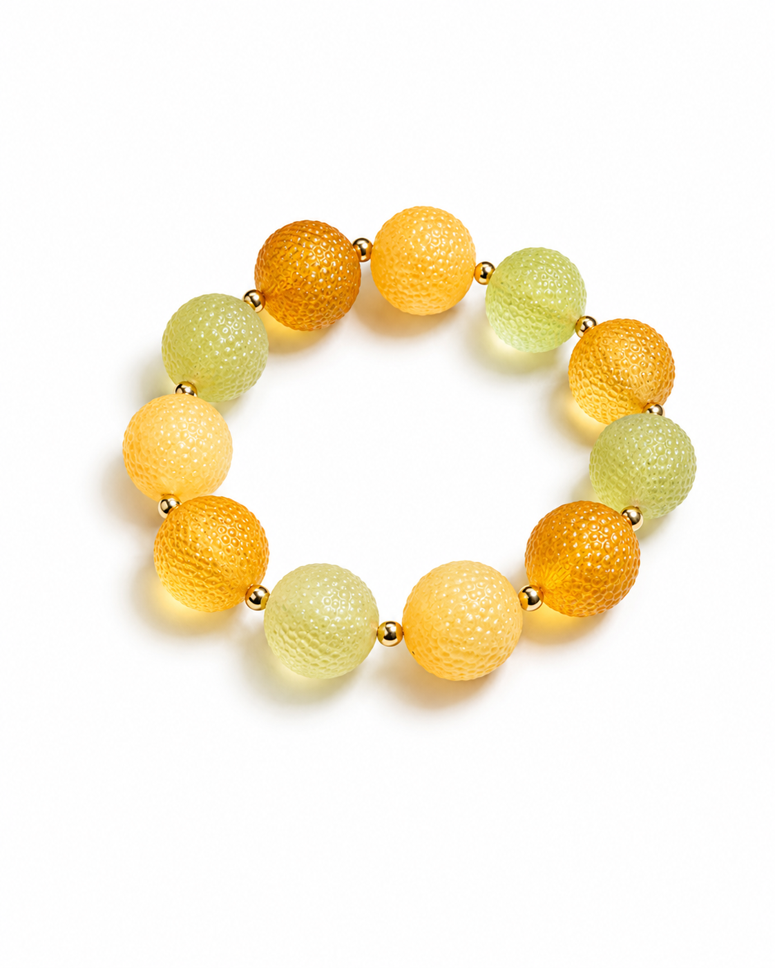 Amandine Baltic amber bracelet in lemon yellow and cognac amber — handcrafted in Lithuania by AMBER999
 — Baltijos gintaro papuošalai, rankų darbas Lietuvoje