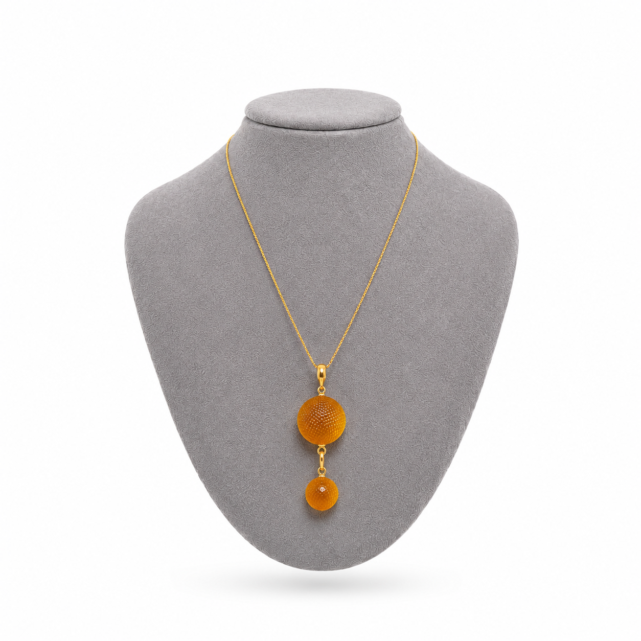 NECKLACE SILLE — Baltic amber jewellery handcrafted in Lithuania