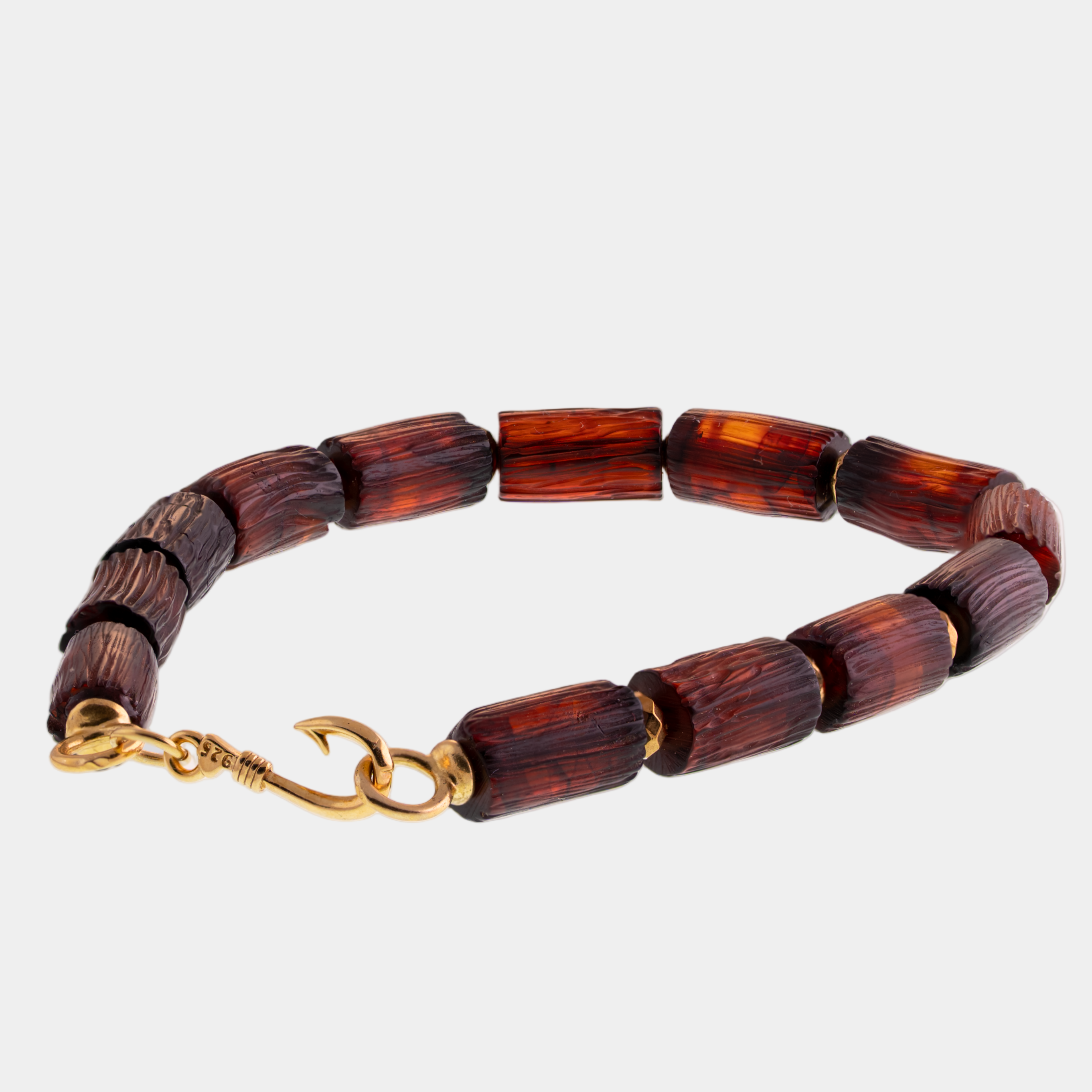 Father and Son Amber Bracelet Set