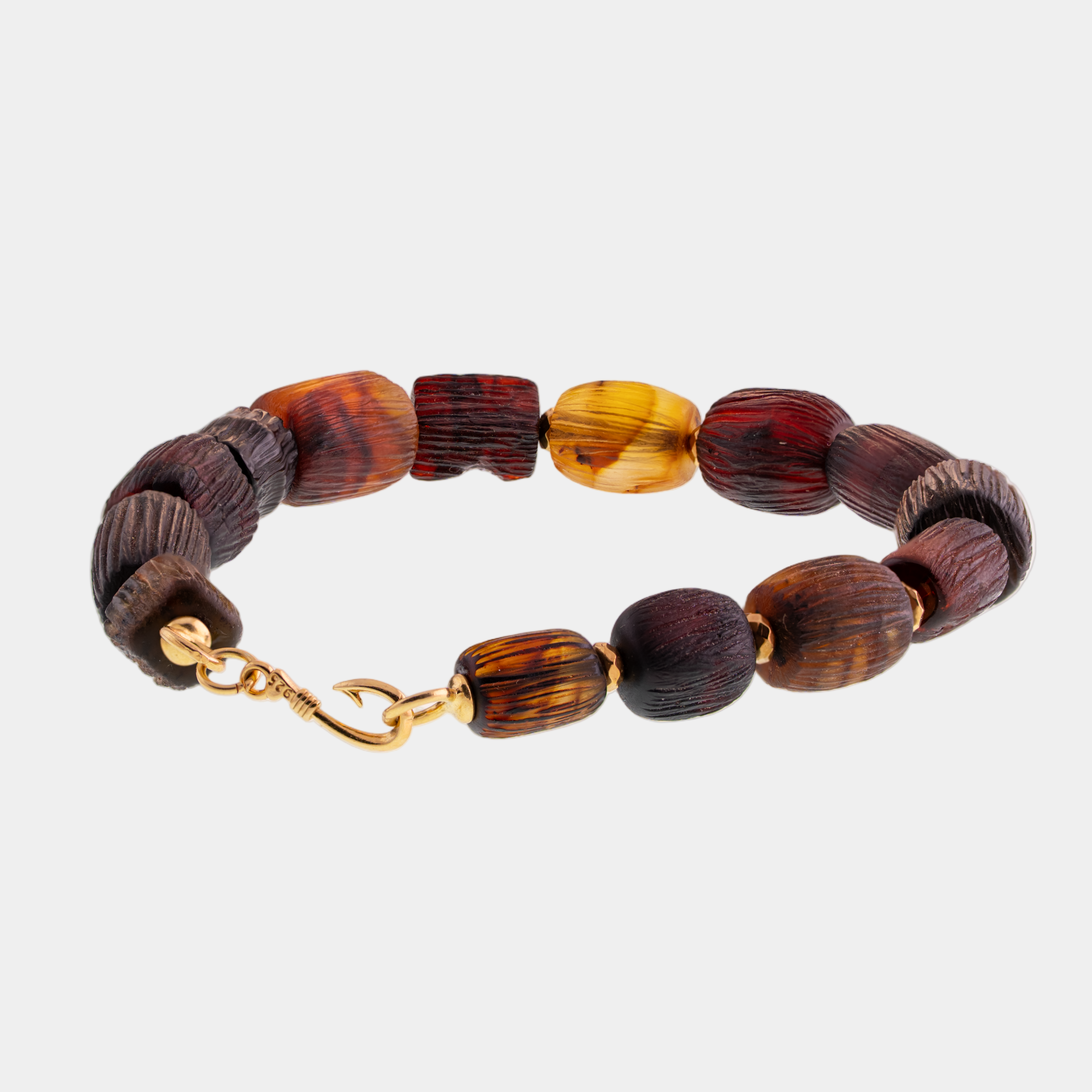 Father and Son Amber Bracelet Set