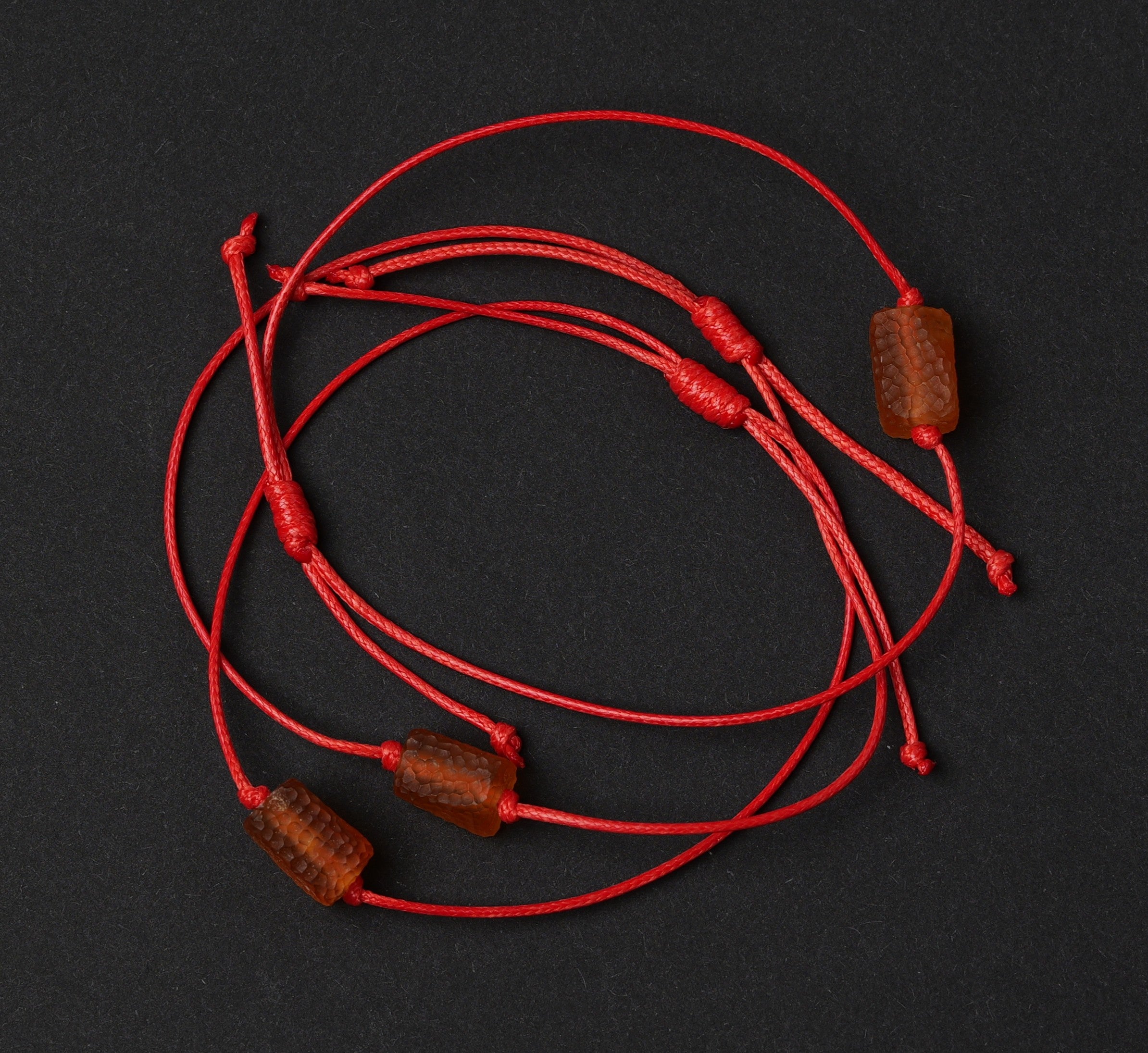Red Amber Drop bracelet