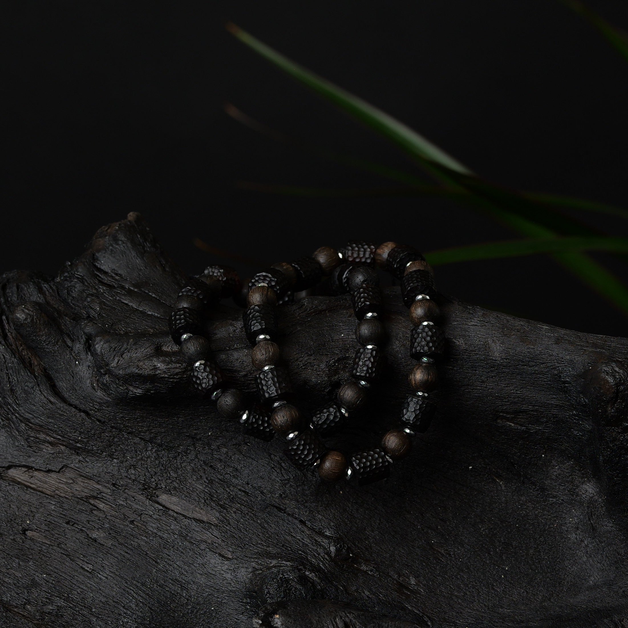 Obsidian bracelet