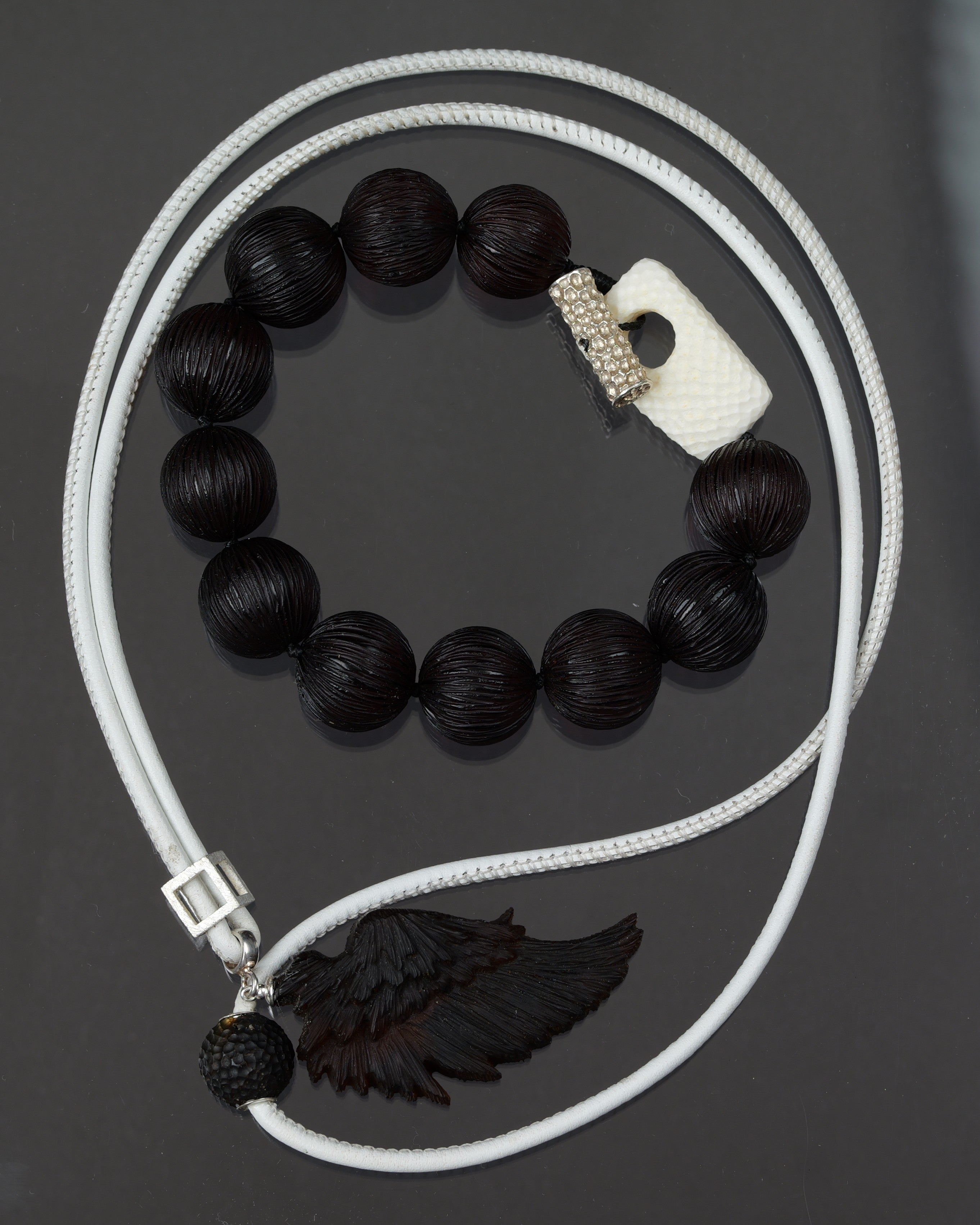 Amber Angel necklace and bracelet set