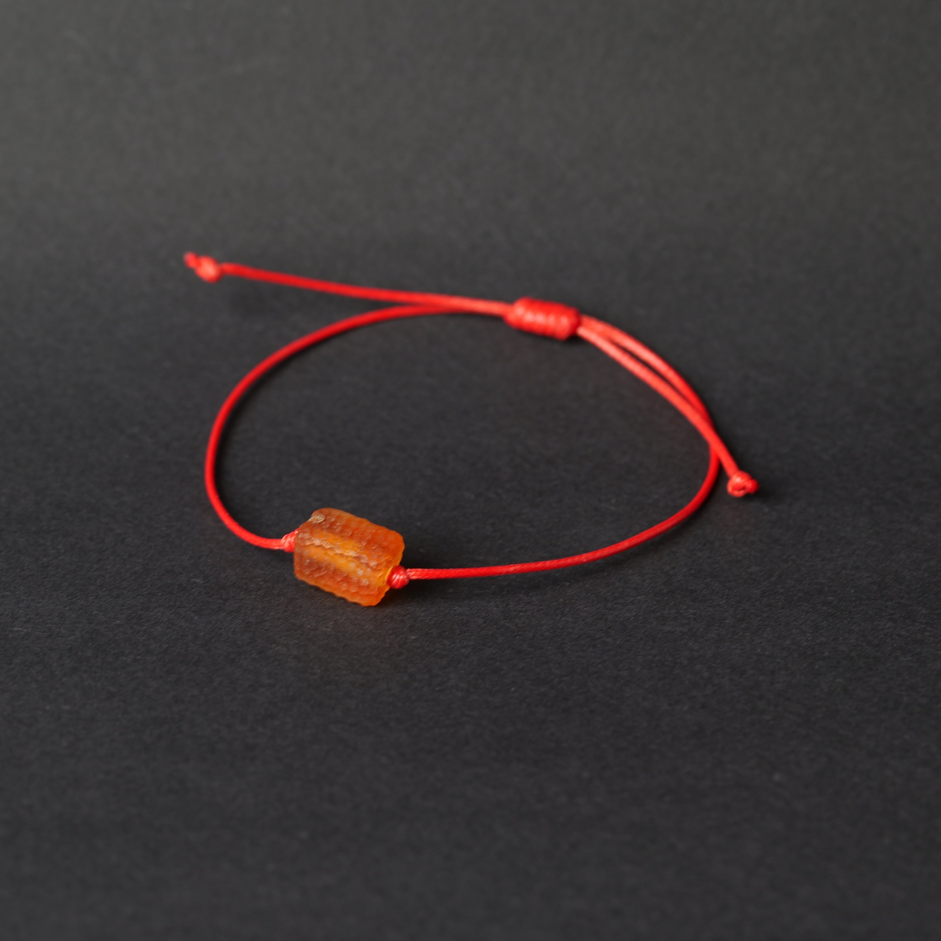 Red Amber Drop bracelet