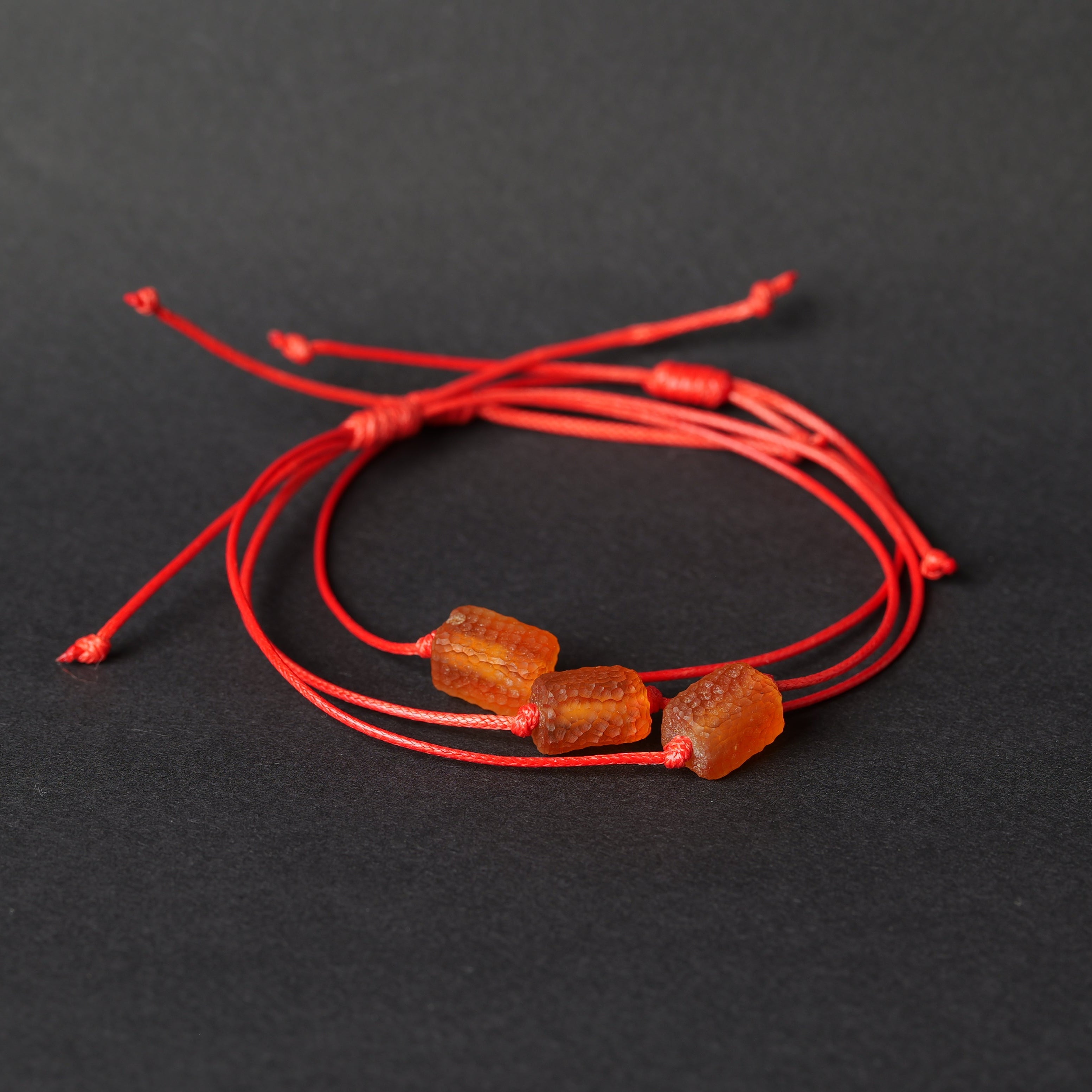 Red Amber Drop bracelet