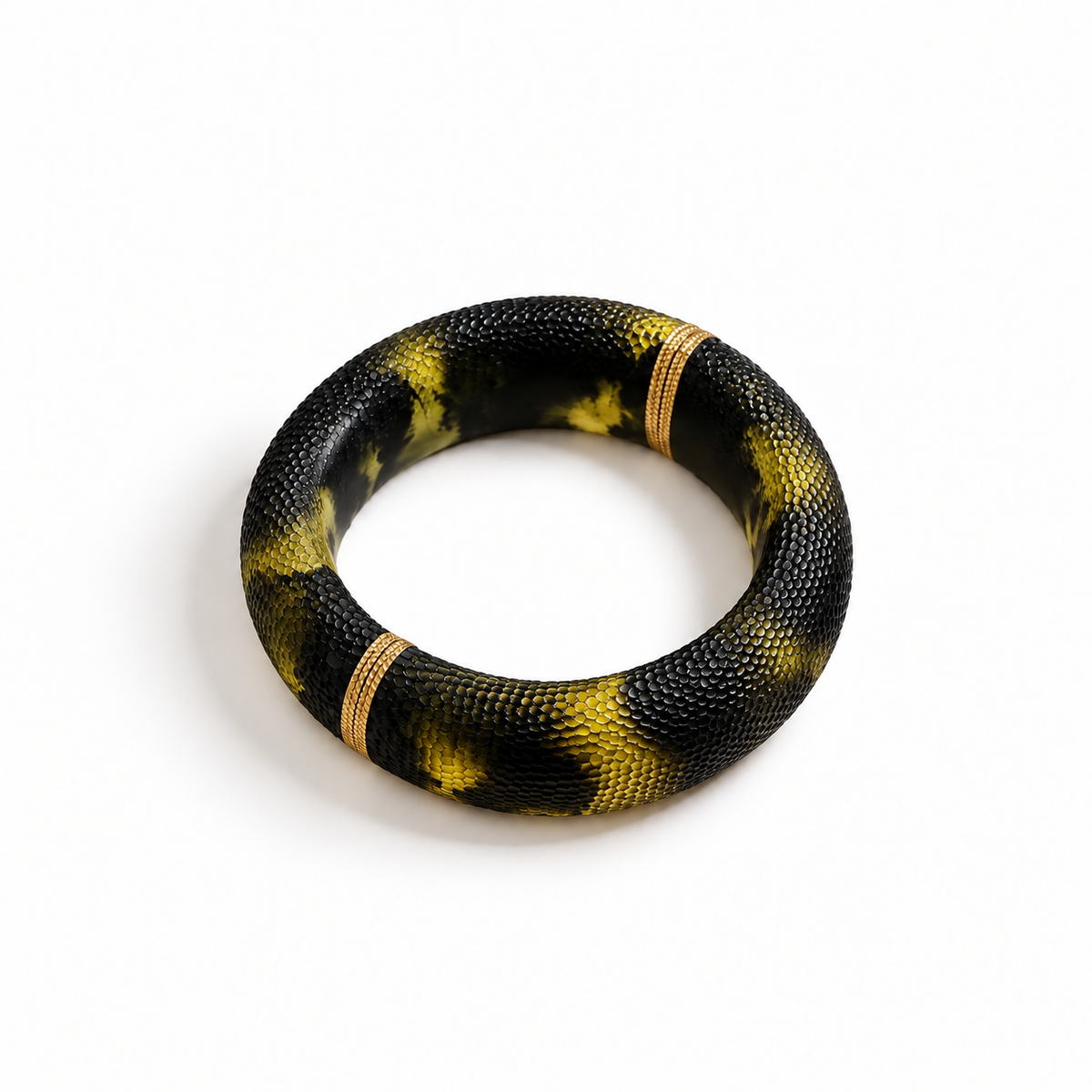 BANGLE GRASS SNAKE — Baltic amber jewellery handcrafted in Lithuania